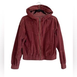 American Lagle Maroon Corduroy Jacket